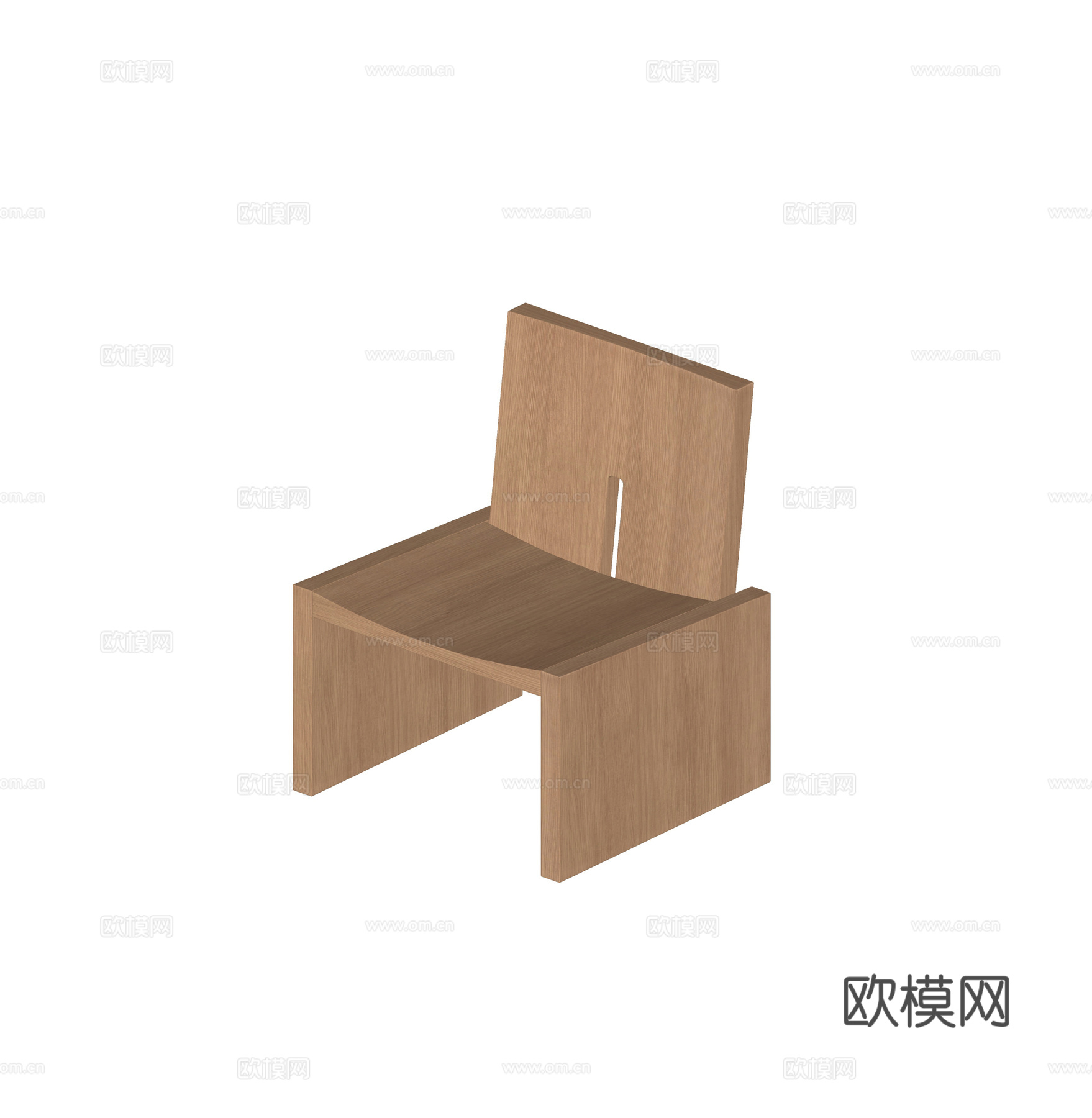 现代单椅 休闲椅 餐椅 实木椅 躺椅 座椅su模型