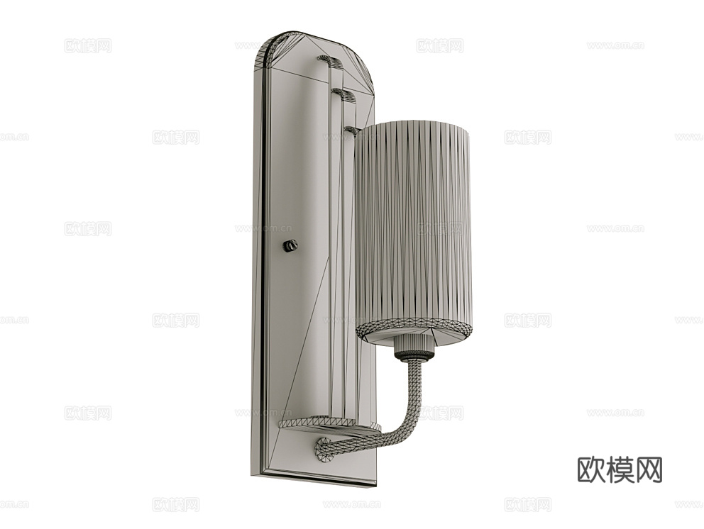 Natconcepts 轻奢壁灯3d模型下载（渲染图2）