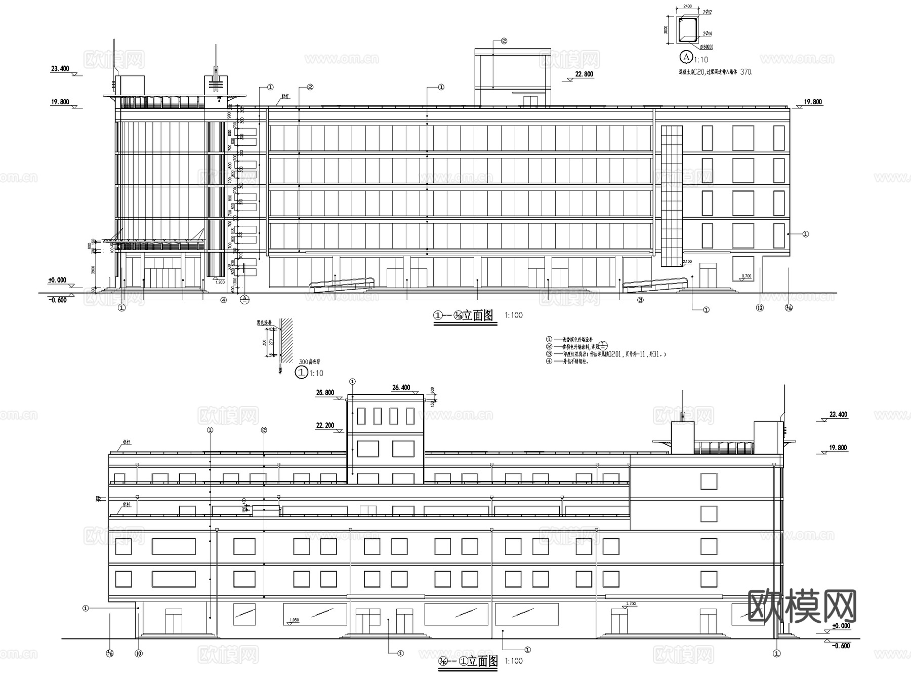 文化宫文化馆艺术文化厅建筑CAD施工图集 12套cad施工图