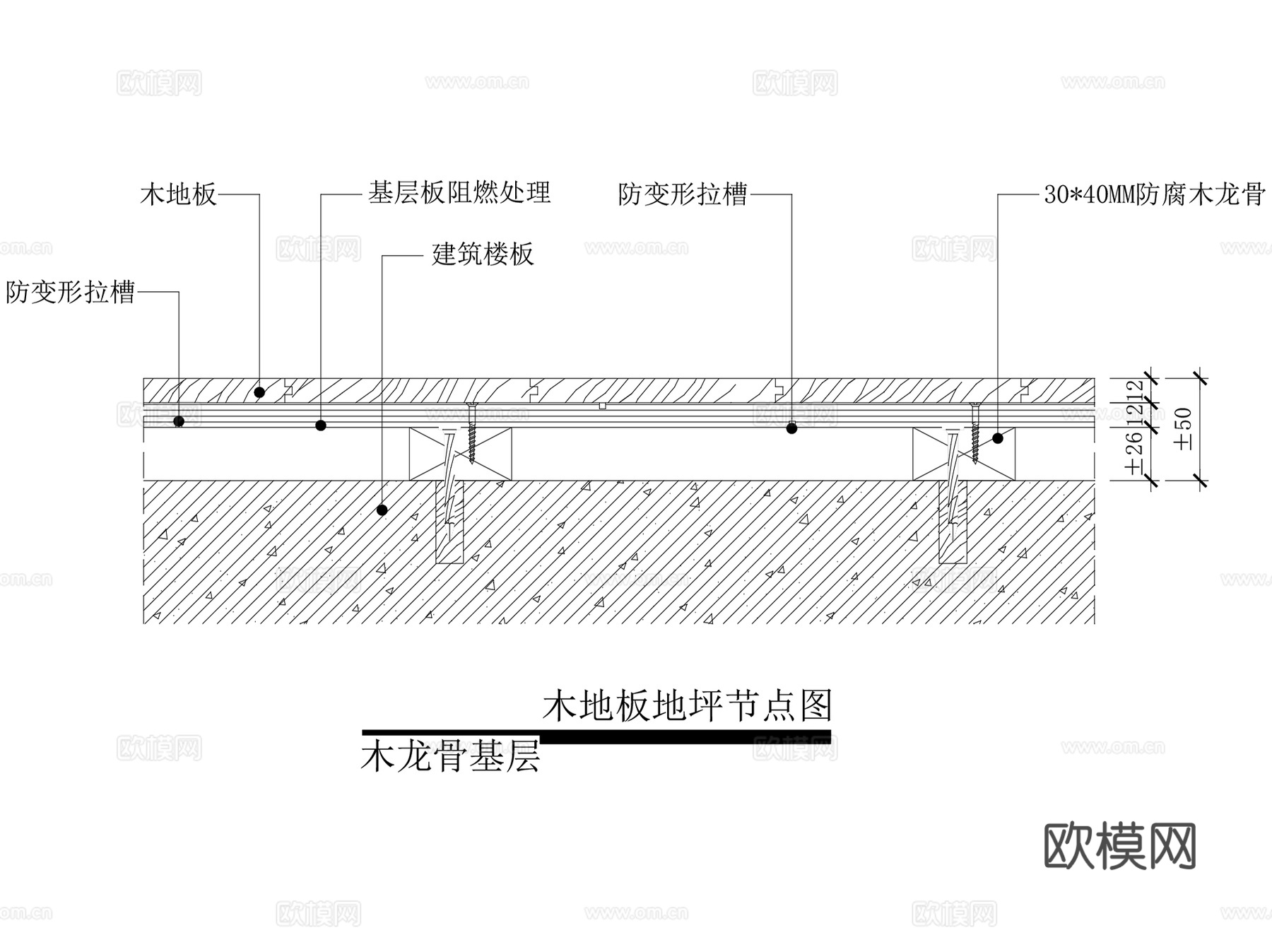 室内地坪地面节点大样详图CAD施工图集+配套示意图 43套cad施工图