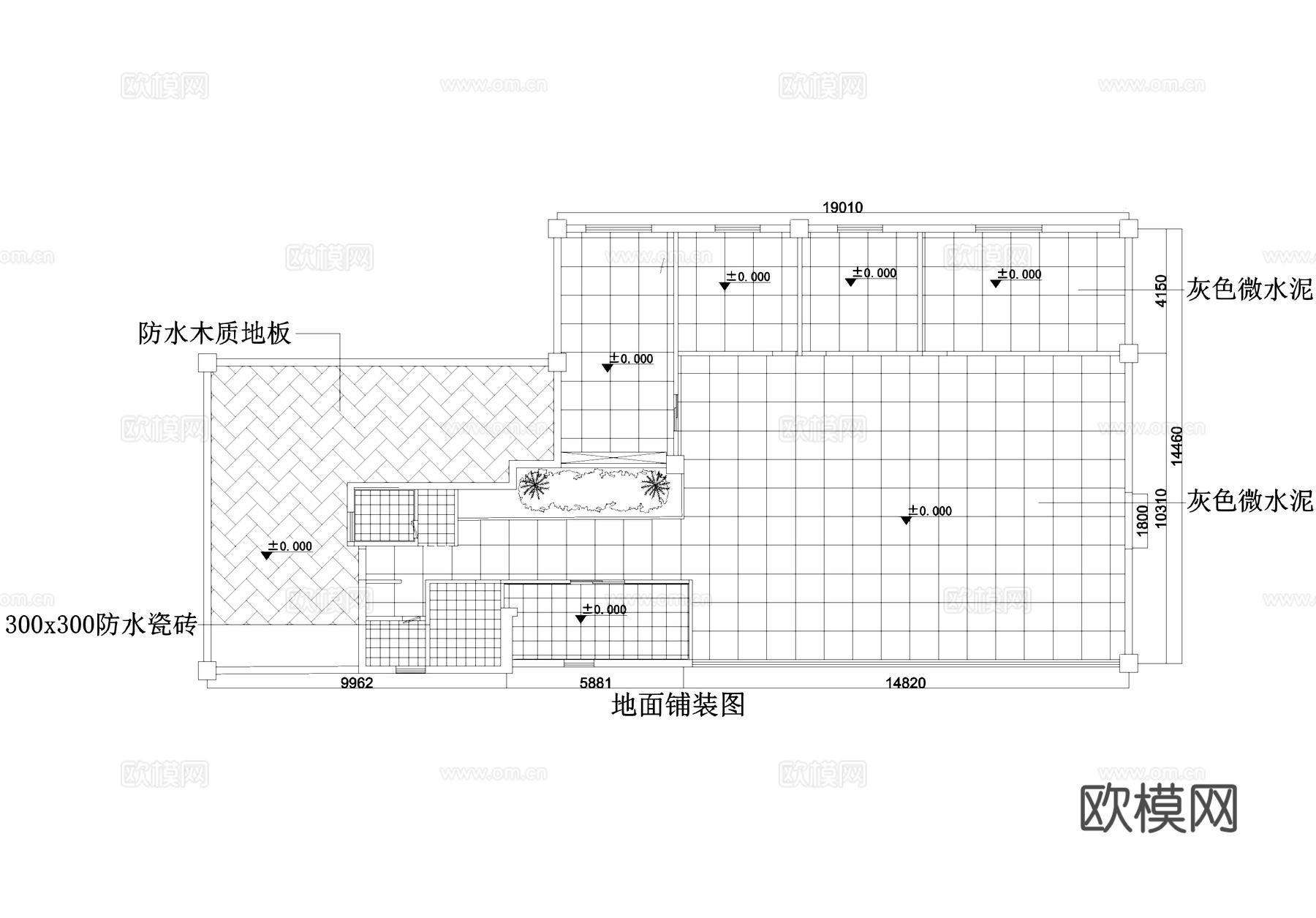 咖啡厅奶茶店饮品店平面系统图cad施工图