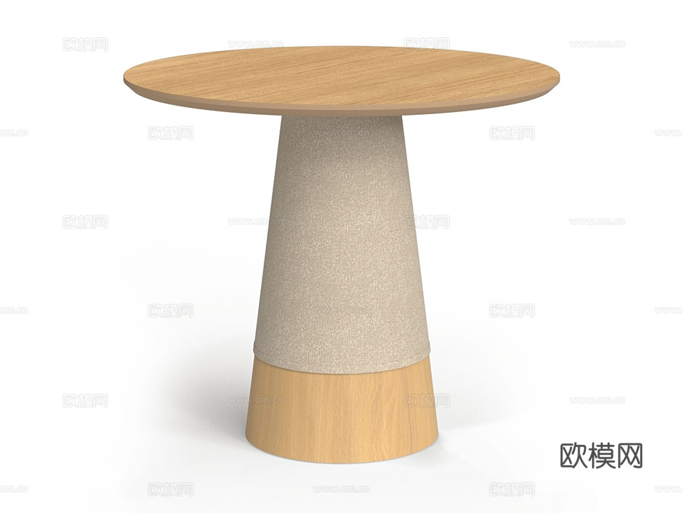 MANO FACTORY 原木风餐桌椅3d模型下载（渲染图3）