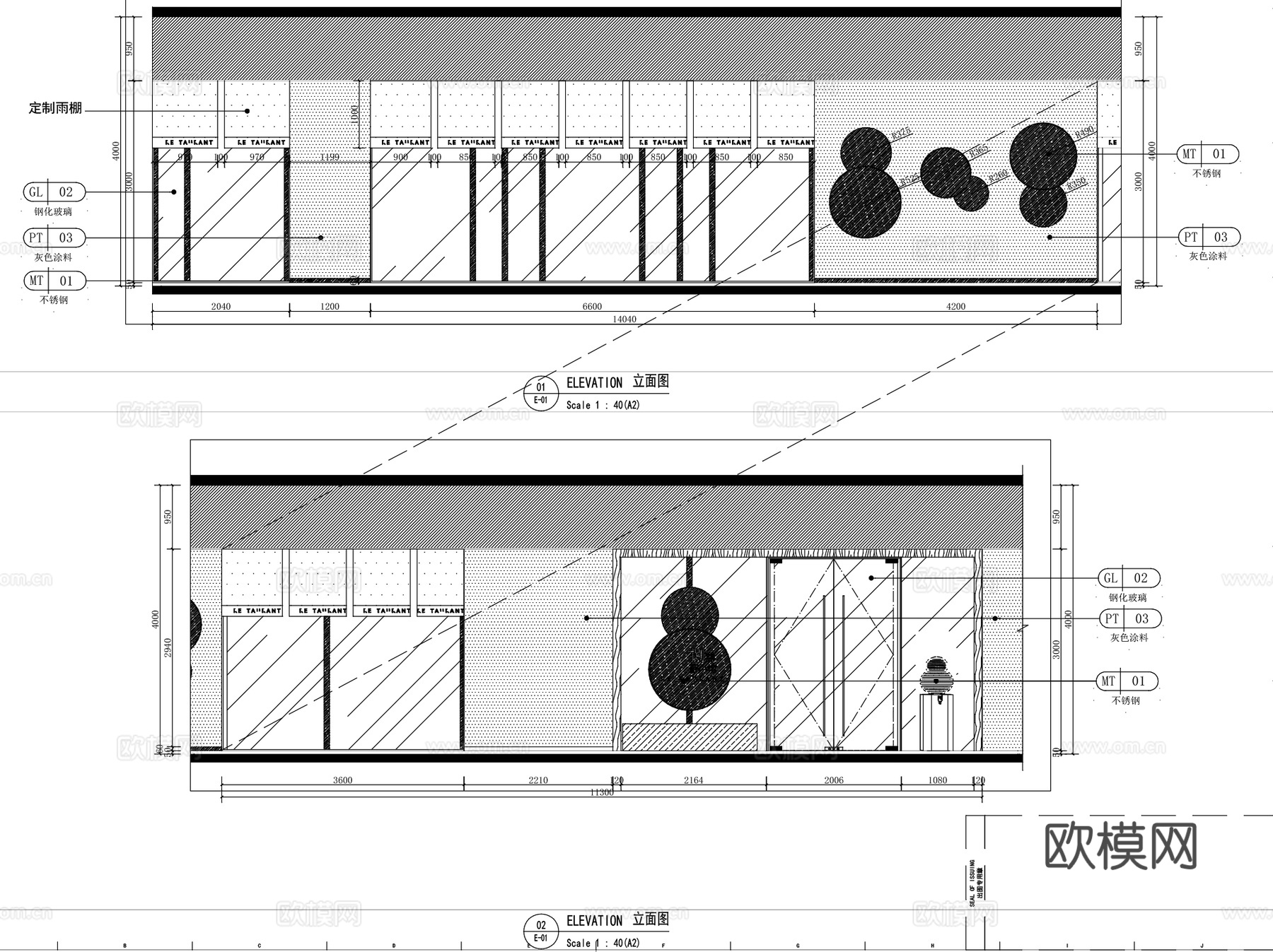 苏州园区80苏小馆餐饮中餐厅室内装饰CAD+SU+概念文本cad施工图