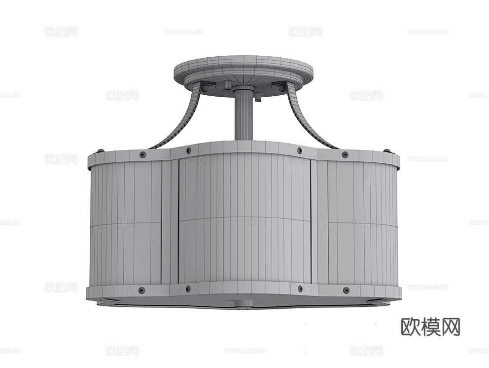 Natconcepts 轻奢吸顶灯3d模型下载（渲染图2）