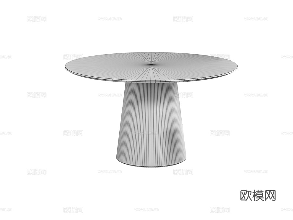 MANO FACTORY 原木风餐桌3d模型下载（渲染图6）