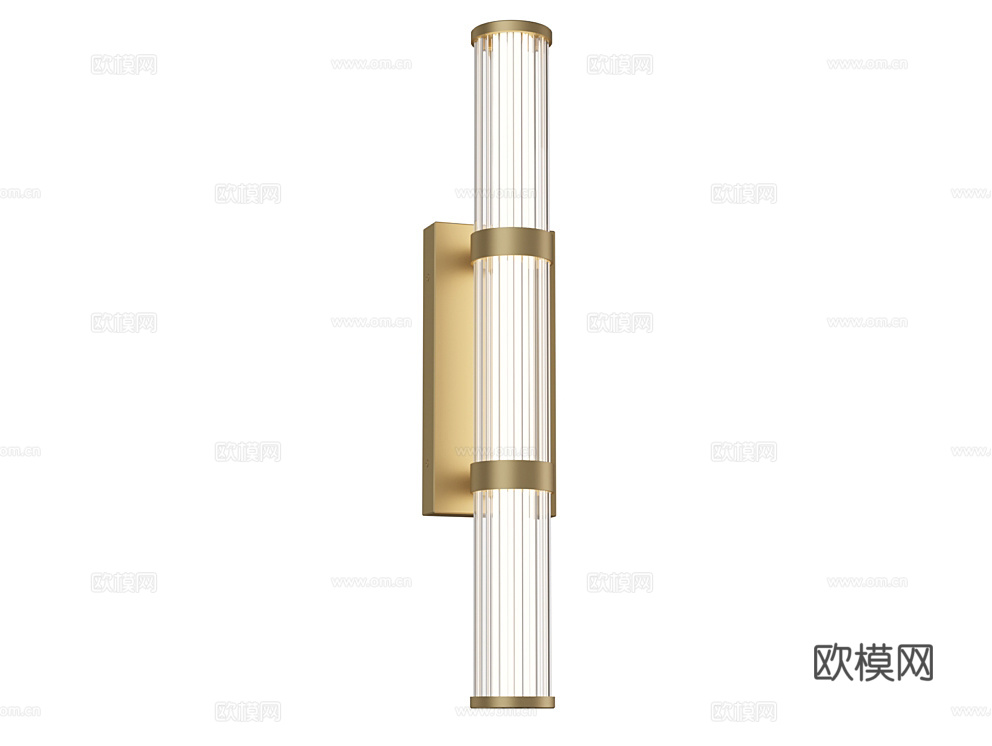 Natconcepts 轻奢壁灯3d模型下载（渲染图1）