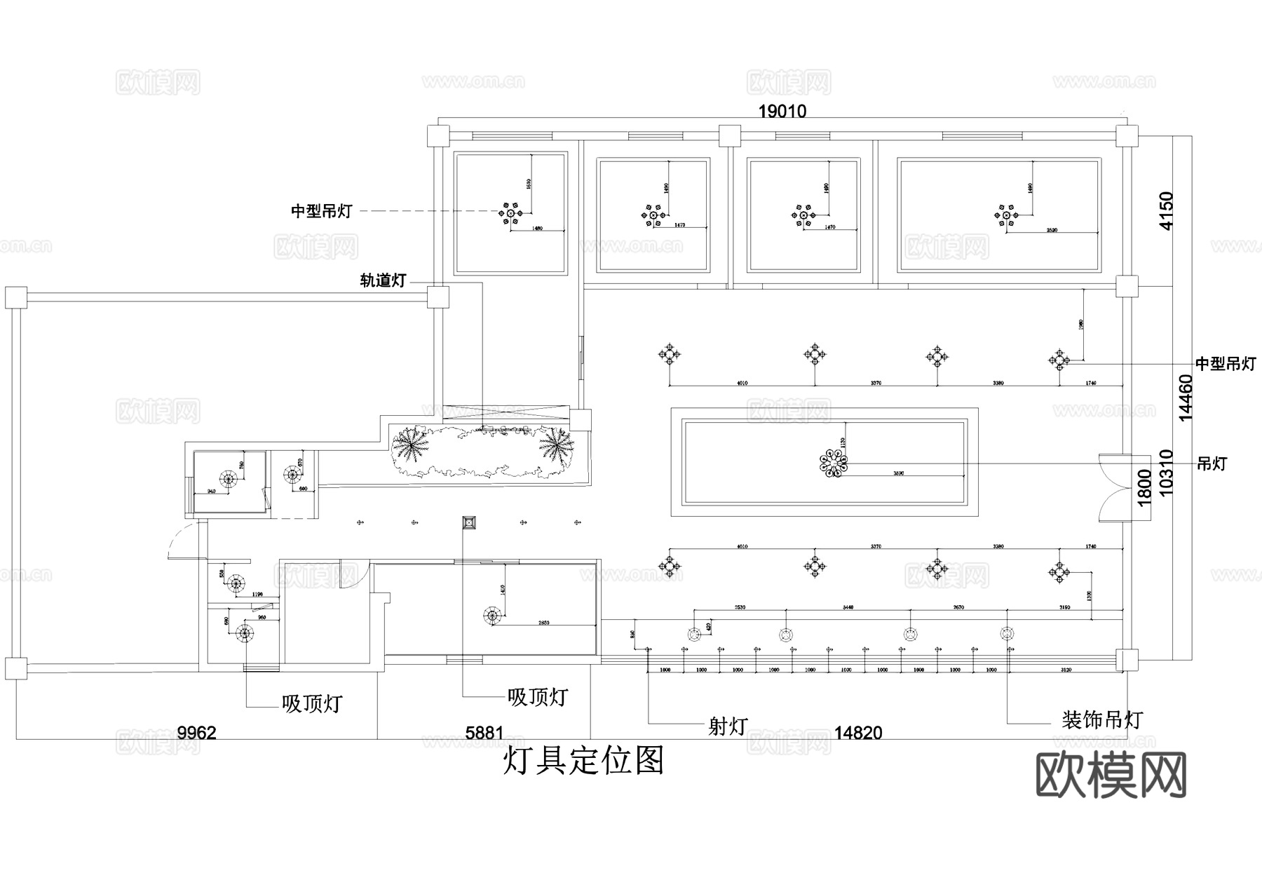 咖啡厅奶茶店饮品店平面系统图cad施工图