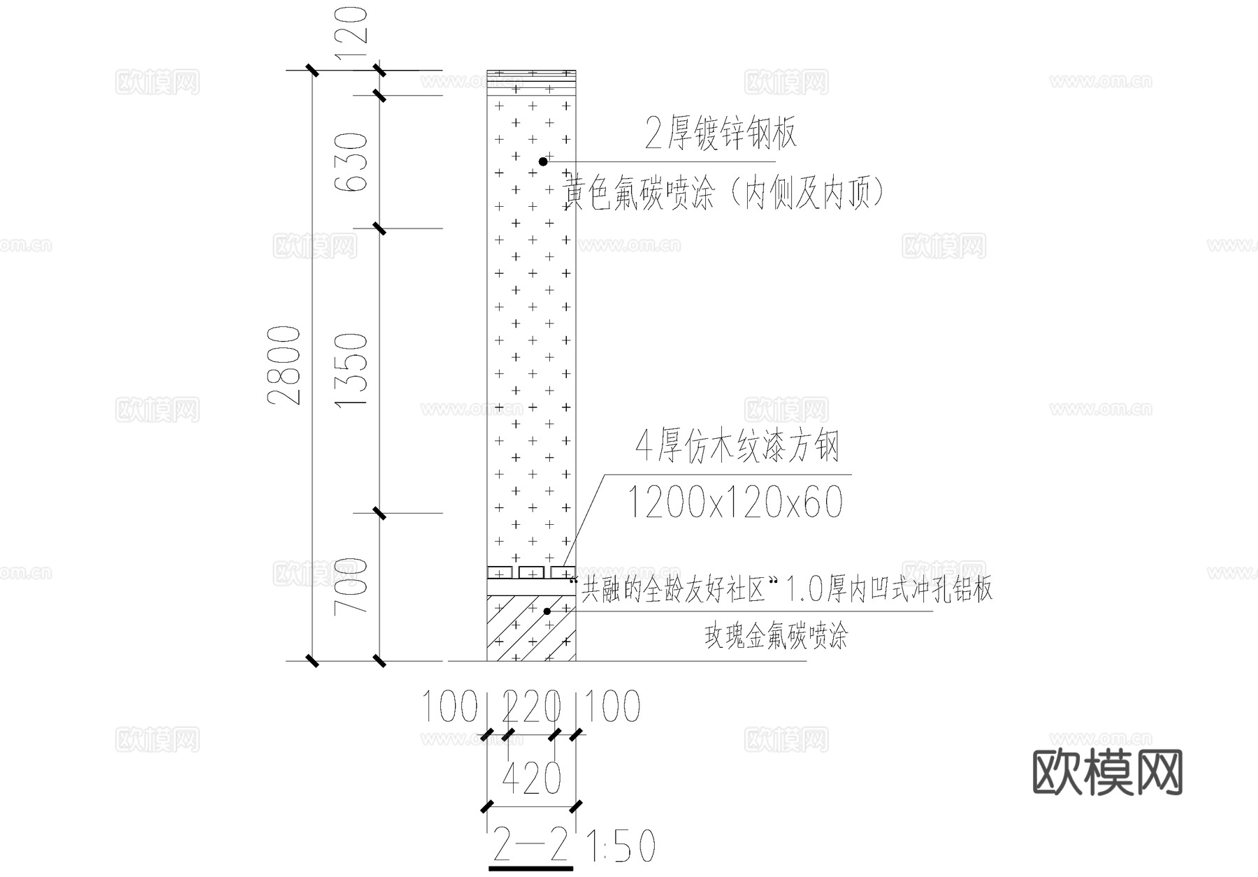 文化宣传栏 社区布告栏 居委会公告栏 标识栏 信息栏 CADcad施工图