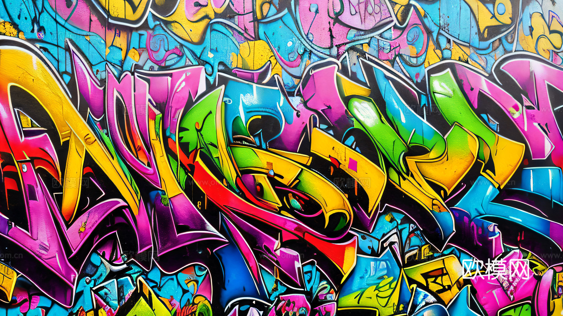 街头涂鸦绘画喷漆墙绘99下载