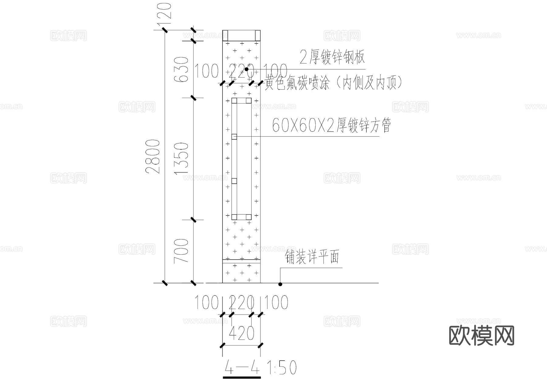 文化宣传栏 社区布告栏 居委会公告栏 标识栏 信息栏 CADcad施工图