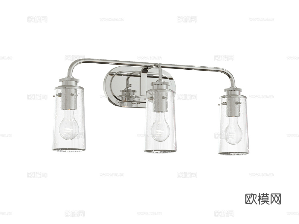 Natconcepts 轻奢壁灯3d模型下载（渲染图1）