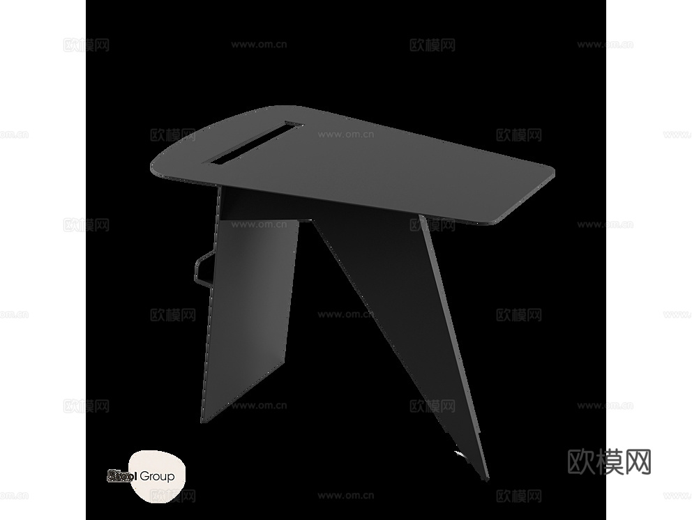 StoolGroup 角几3d模型下载（渲染图1）