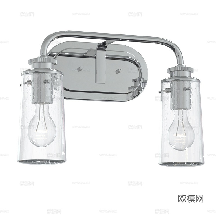 Natconcepts 轻奢壁灯3d模型下载（渲染图1）