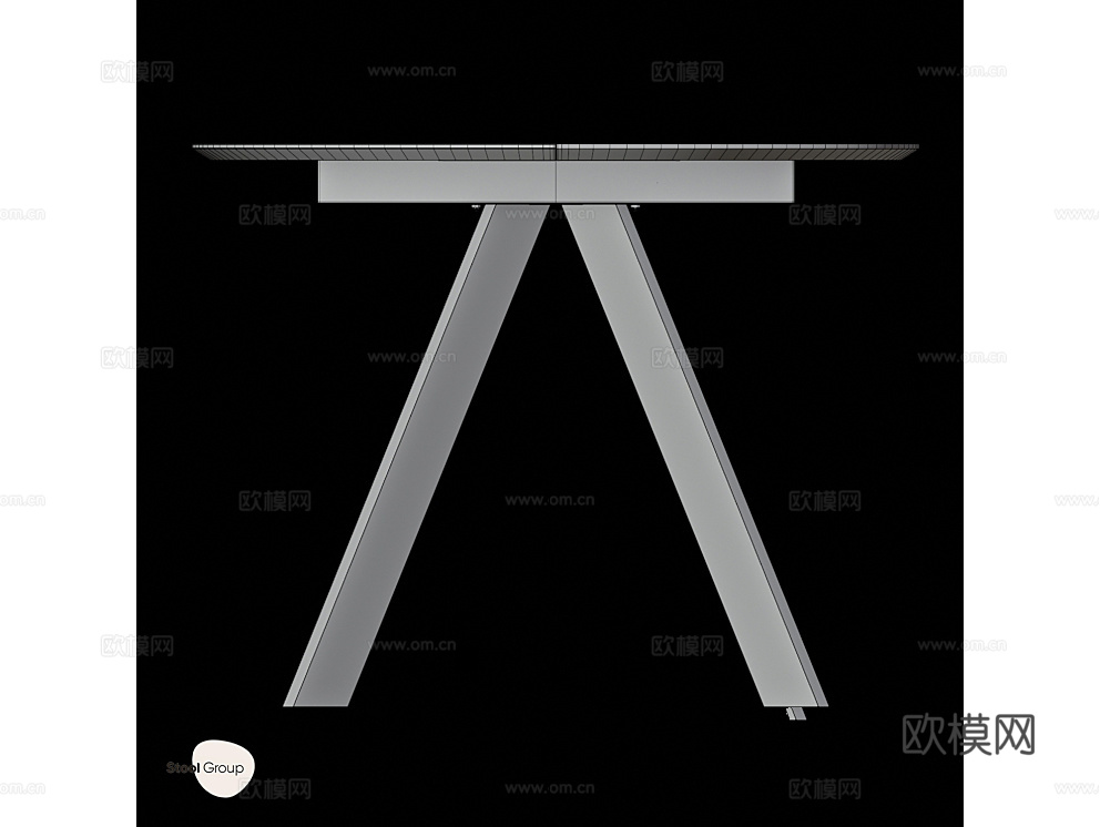 StoolGroup 角几3d模型下载（渲染图3）