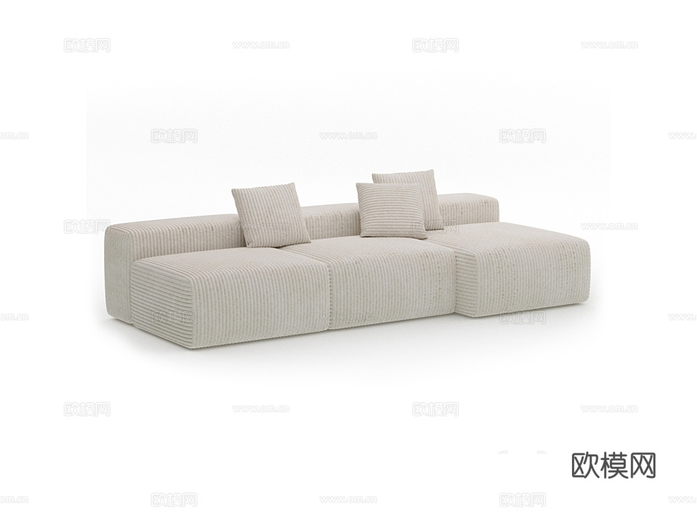 MANO FACTORY 双人沙发3d模型下载（渲染图3）