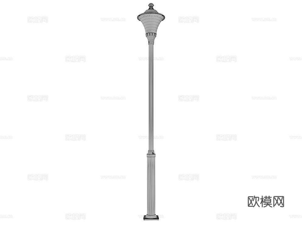Natconcepts 路灯 户外灯3d模型下载（渲染图2）