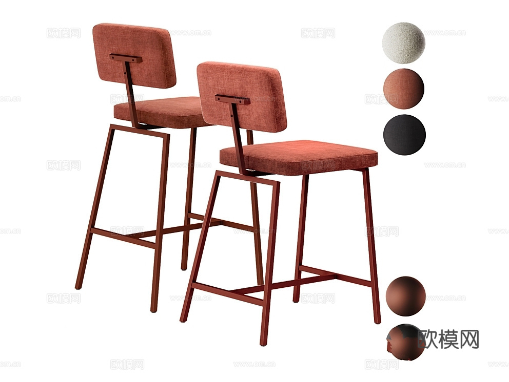 MANO FACTORY 吧椅 吧凳3d模型下载（渲染图4）