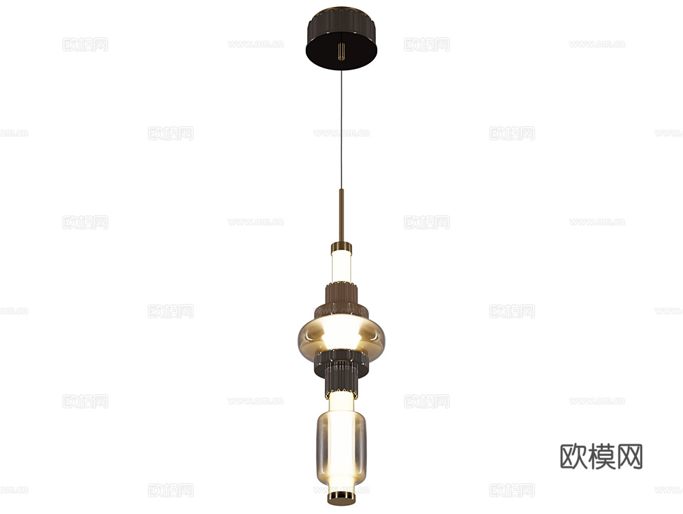 StoolGroup 小吊灯3d模型下载（渲染图3）