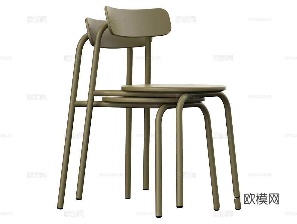 Stylistolrf 餐椅 椅子3d模型下载（渲染图3）