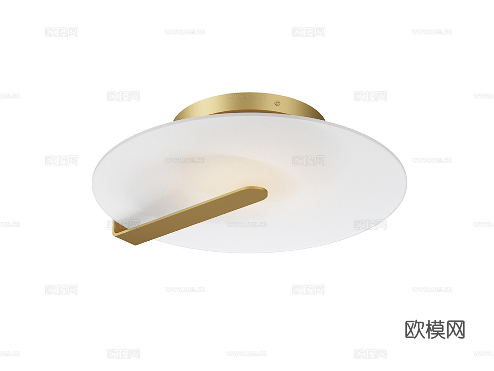 Natconcepts 轻奢吸顶灯3d模型下载（渲染图1）