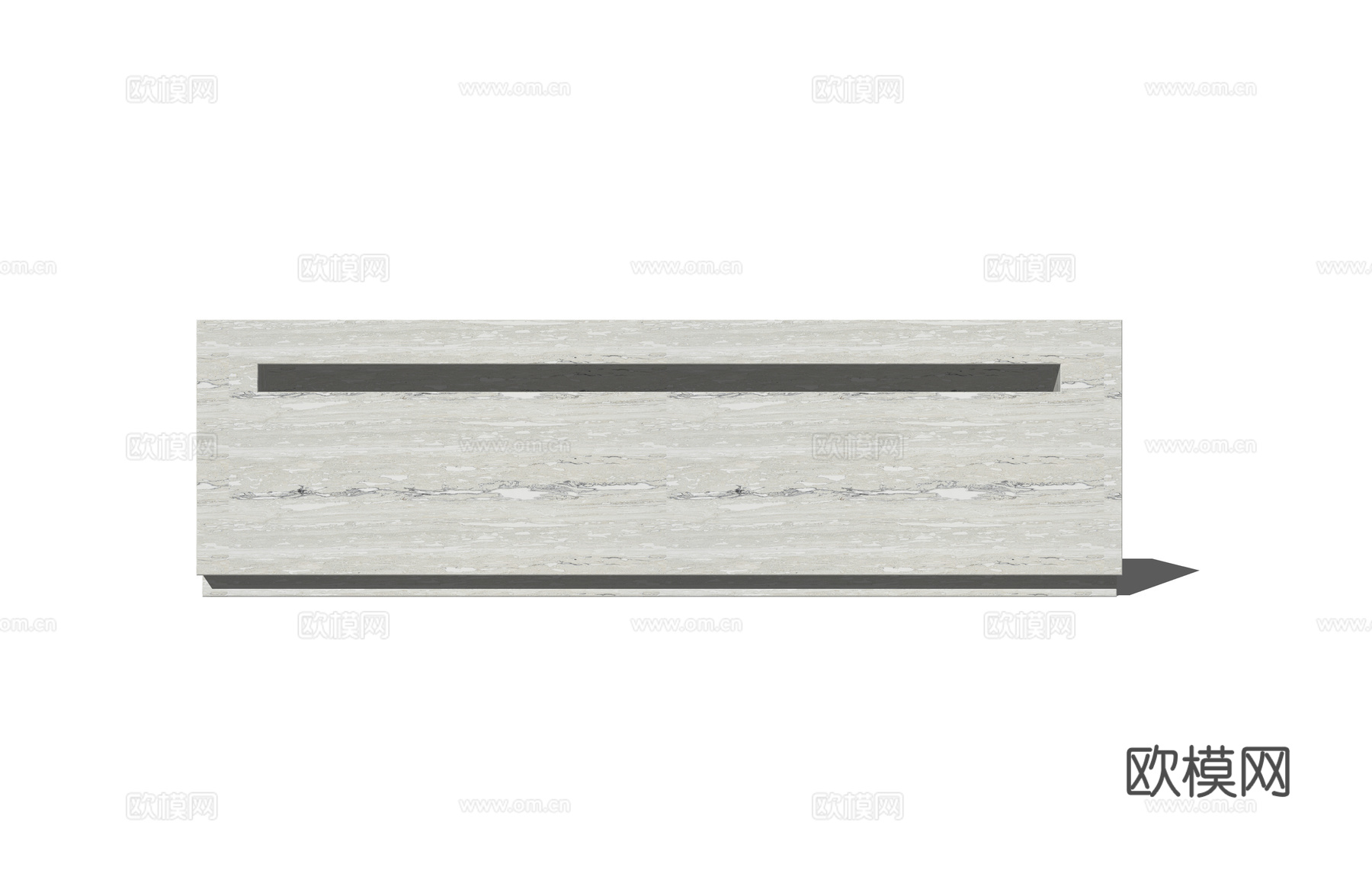 前台 展厅 办公 办公室 公司前台su模型