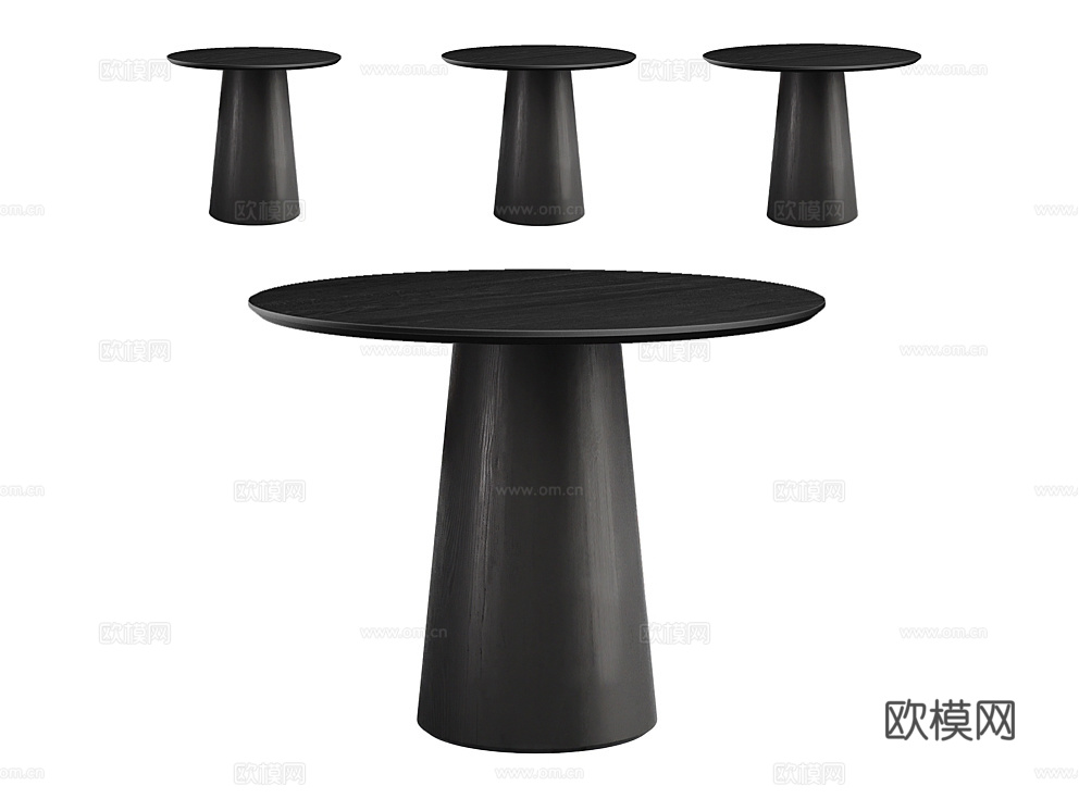 MANO FACTORY 原木风餐桌3d模型下载（渲染图5）