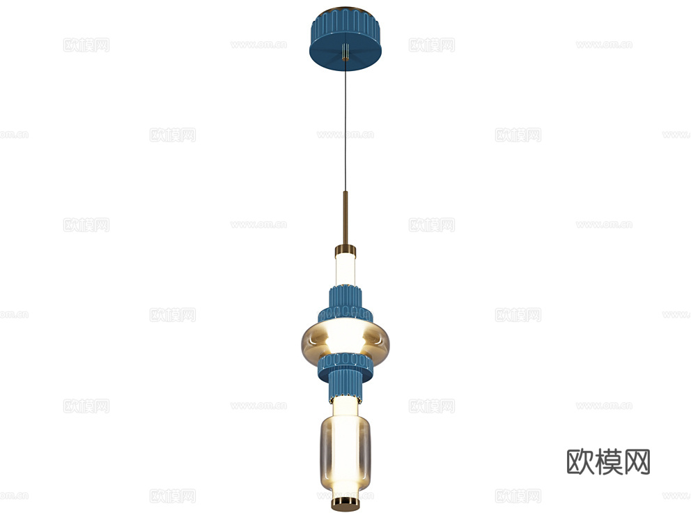 StoolGroup 小吊灯3d模型下载（渲染图1）