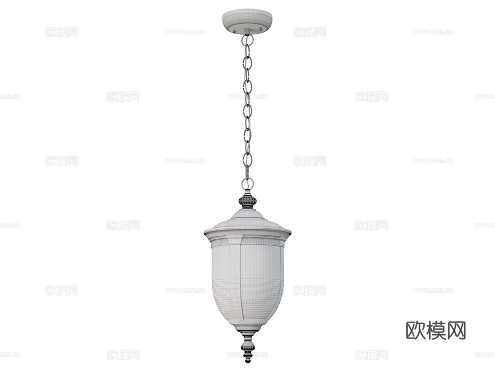 Natconcepts 庭院灯 吊灯3d模型下载（渲染图1）