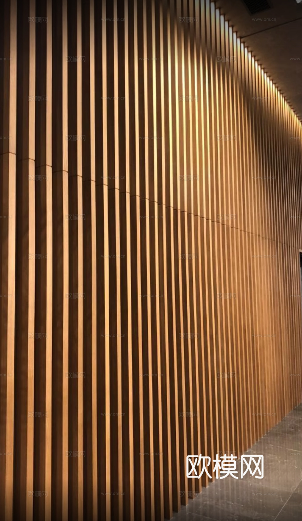 墙面铝方通格栅、铝格栅干挂安装、木纹铝格栅安装cad施工图