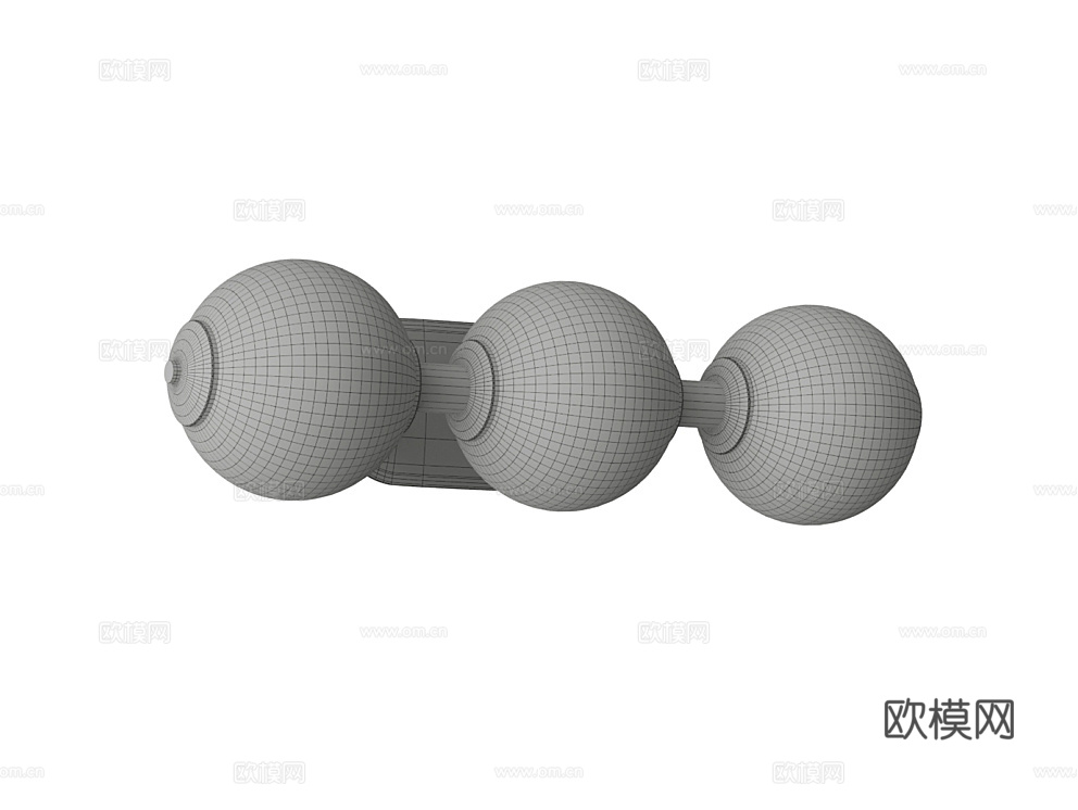 Natconcepts 轻奢壁灯3d模型下载（渲染图2）