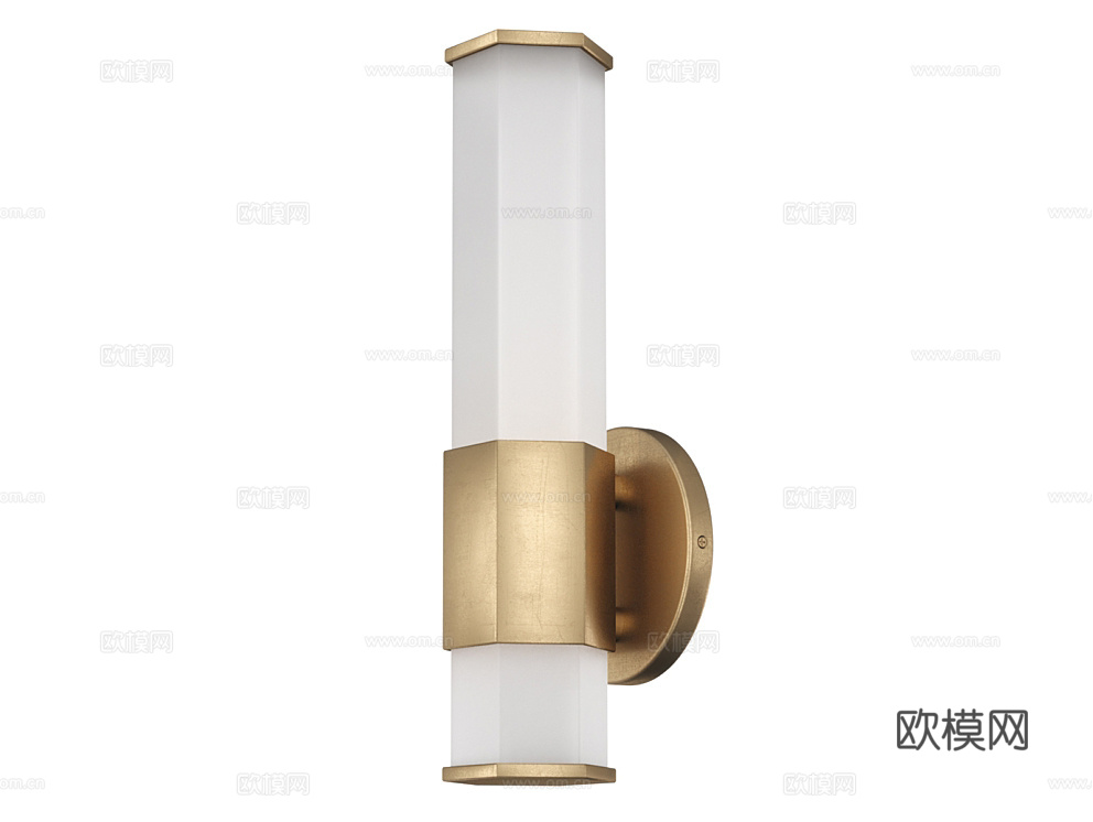 Natconcepts 轻奢壁灯3d模型下载（渲染图1）