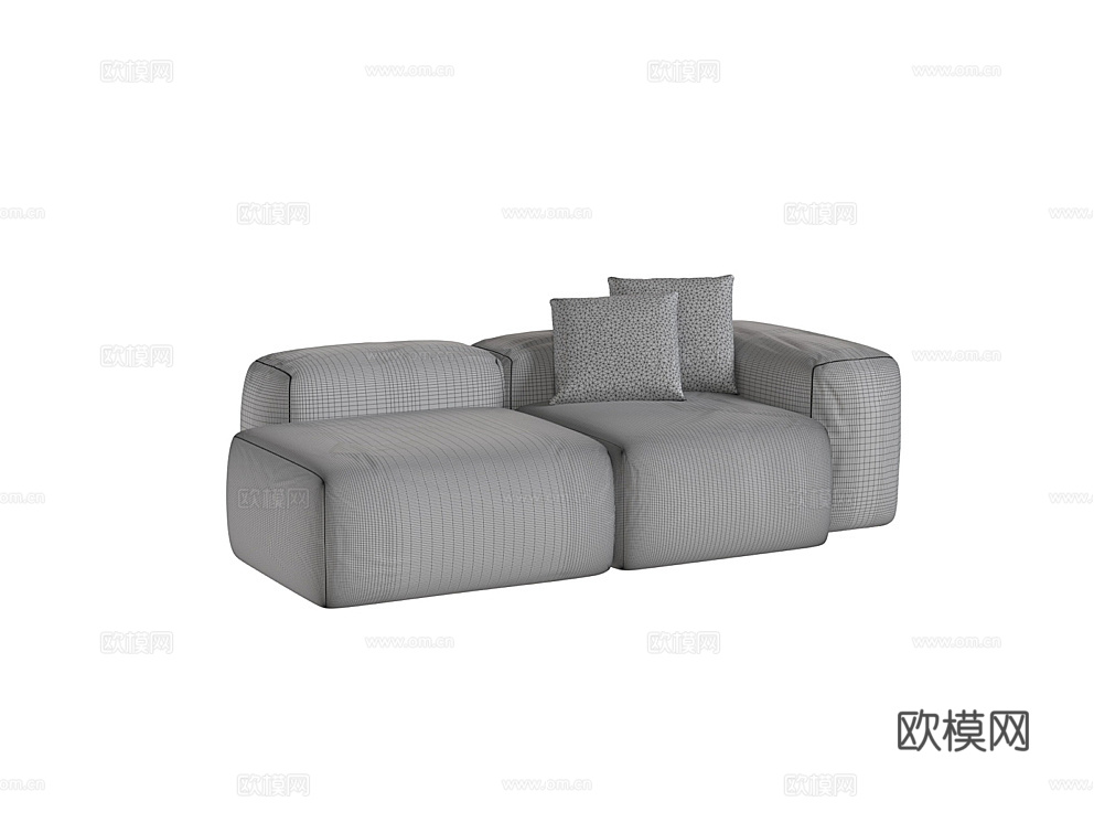 MANO FACTORY 双人沙发3d模型下载（渲染图5）