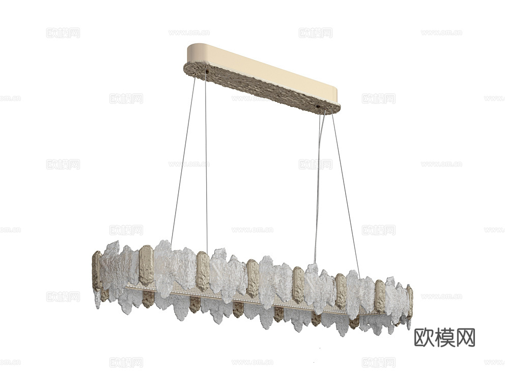 Citilux 轻奢吊灯3d模型下载（渲染图3）