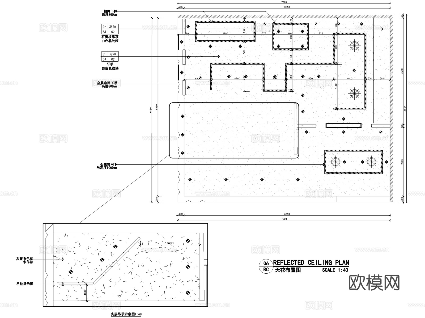 串串那点事酒吧火锅店室内工装CAD施工图+SU模型cad施工图