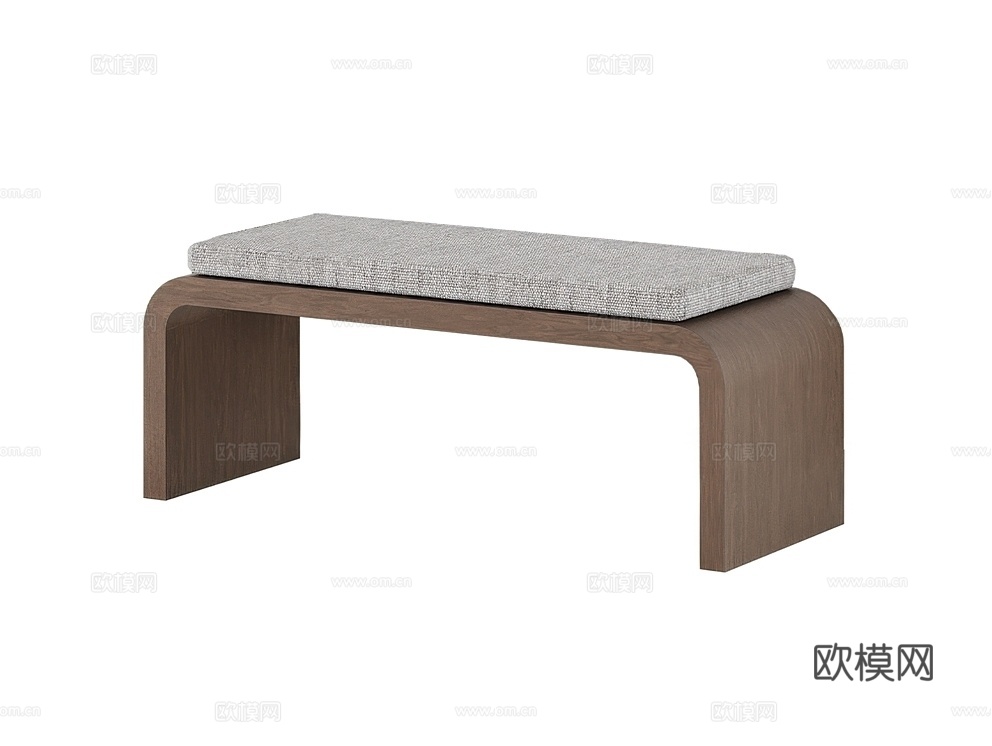 MANO FACTORY 床尾凳3d模型下载（渲染图1）
