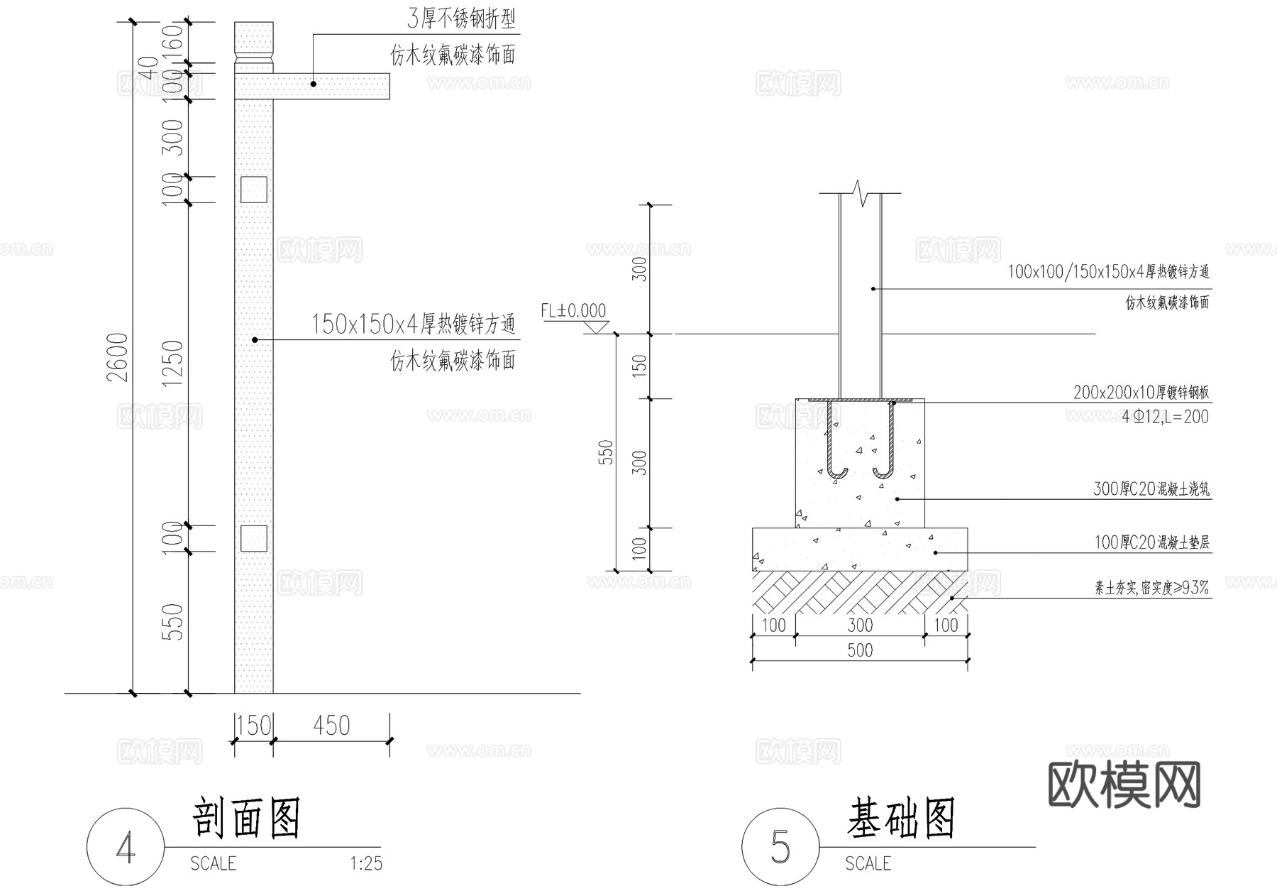 文化宣传栏 布告栏 公告栏 标识牌 信息栏 CAD施工图cad施工图