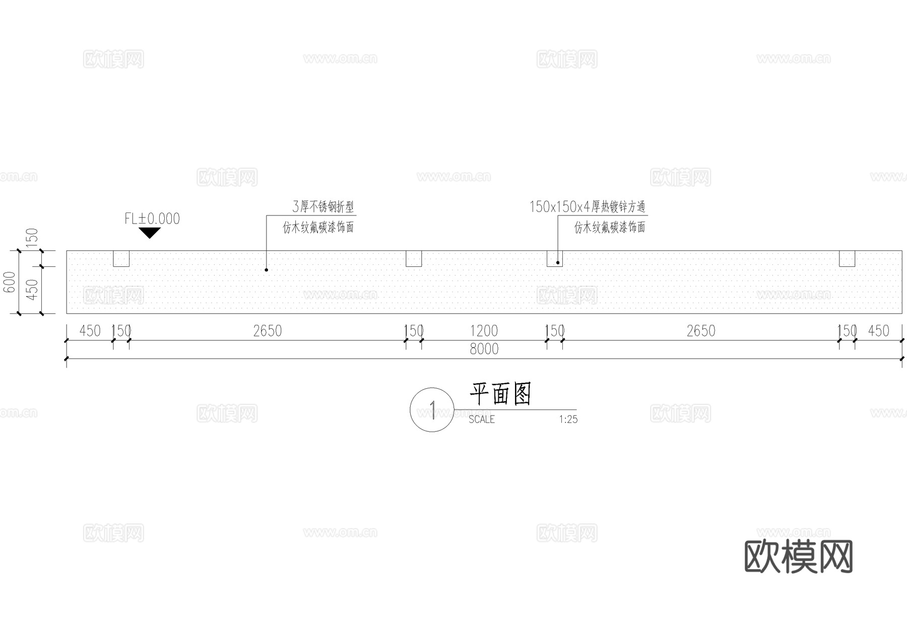 文化宣传栏 布告栏 公告栏 标识牌 信息栏 CAD施工图cad施工图