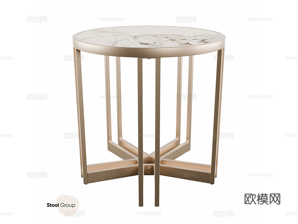 StoolGroup 角几3d模型下载