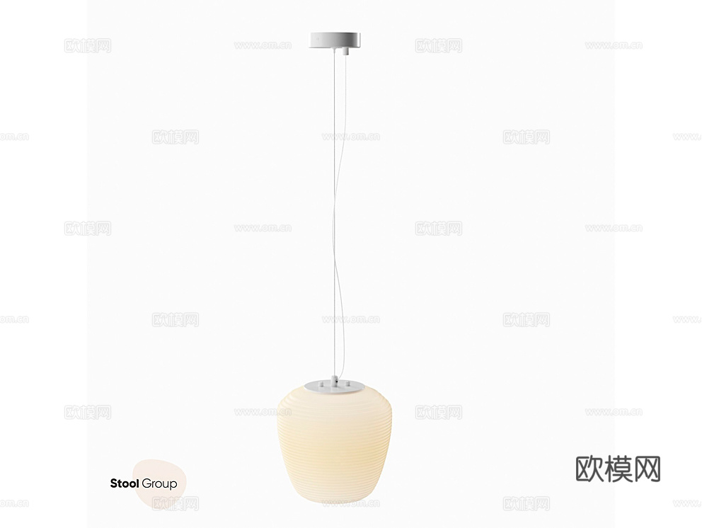 StoolGroup 小吊灯3d模型下载（渲染图1）