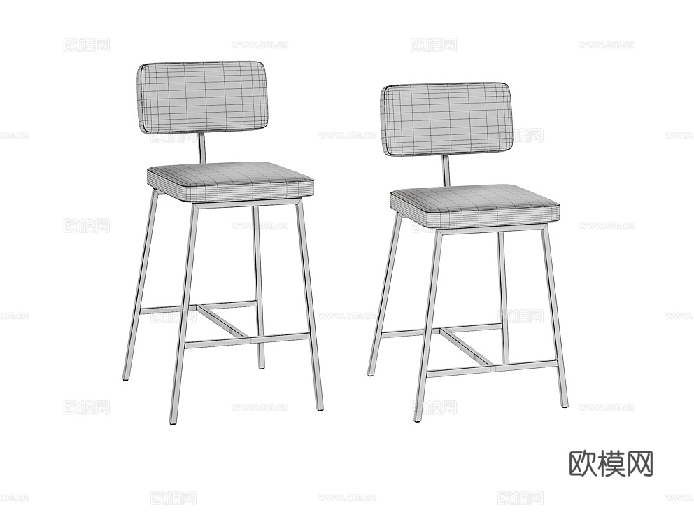 MANO FACTORY 吧椅 吧凳3d模型下载（渲染图3）