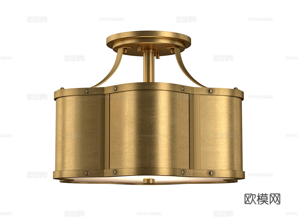 Natconcepts 轻奢吸顶灯3d模型下载（渲染图1）