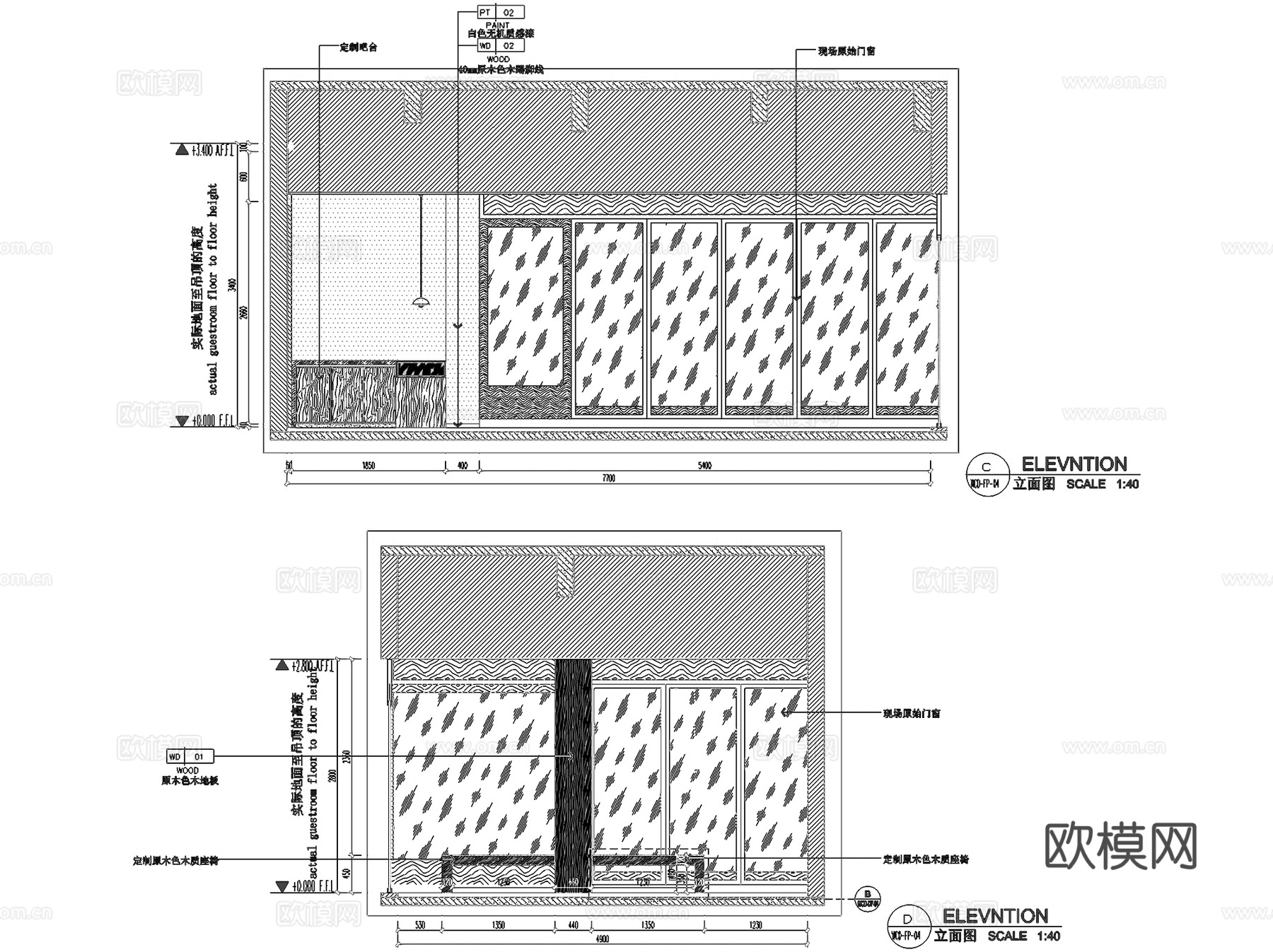归原衡山造物文创店室内工装CAD施工图cad施工图