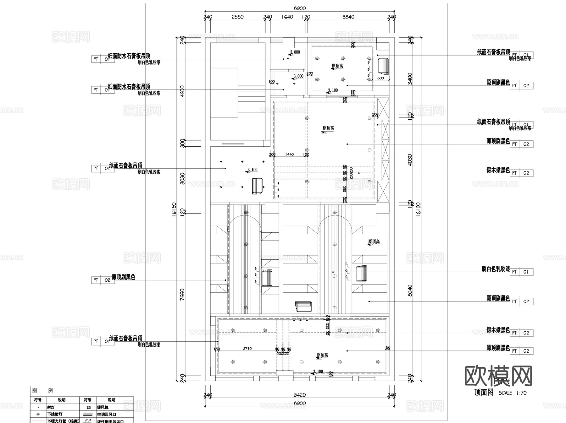宠物店猫狗舍室内装饰CAD施工图整套cad施工图
