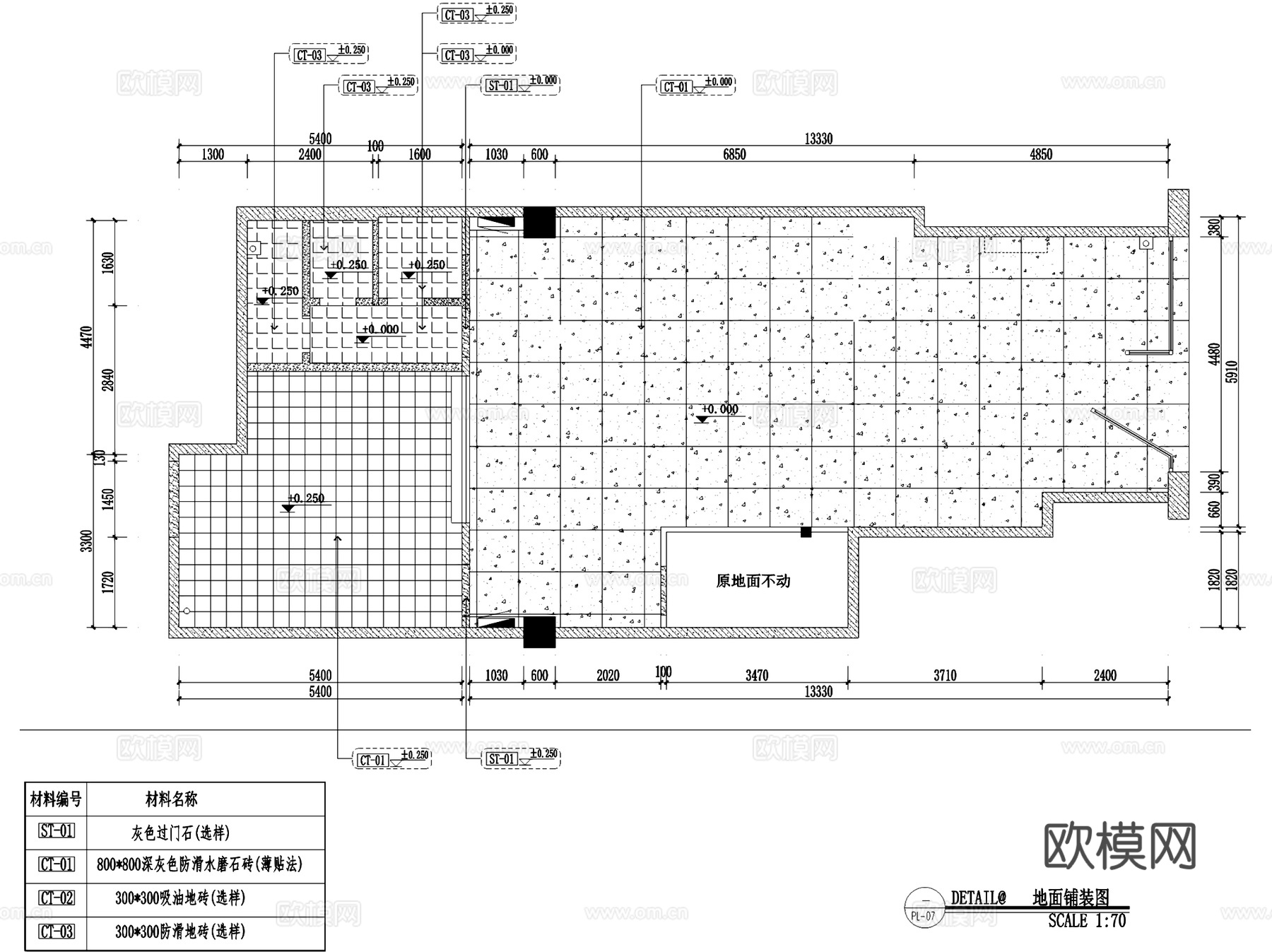 老一街巷子火锅店室内工装CAD施工图cad施工图