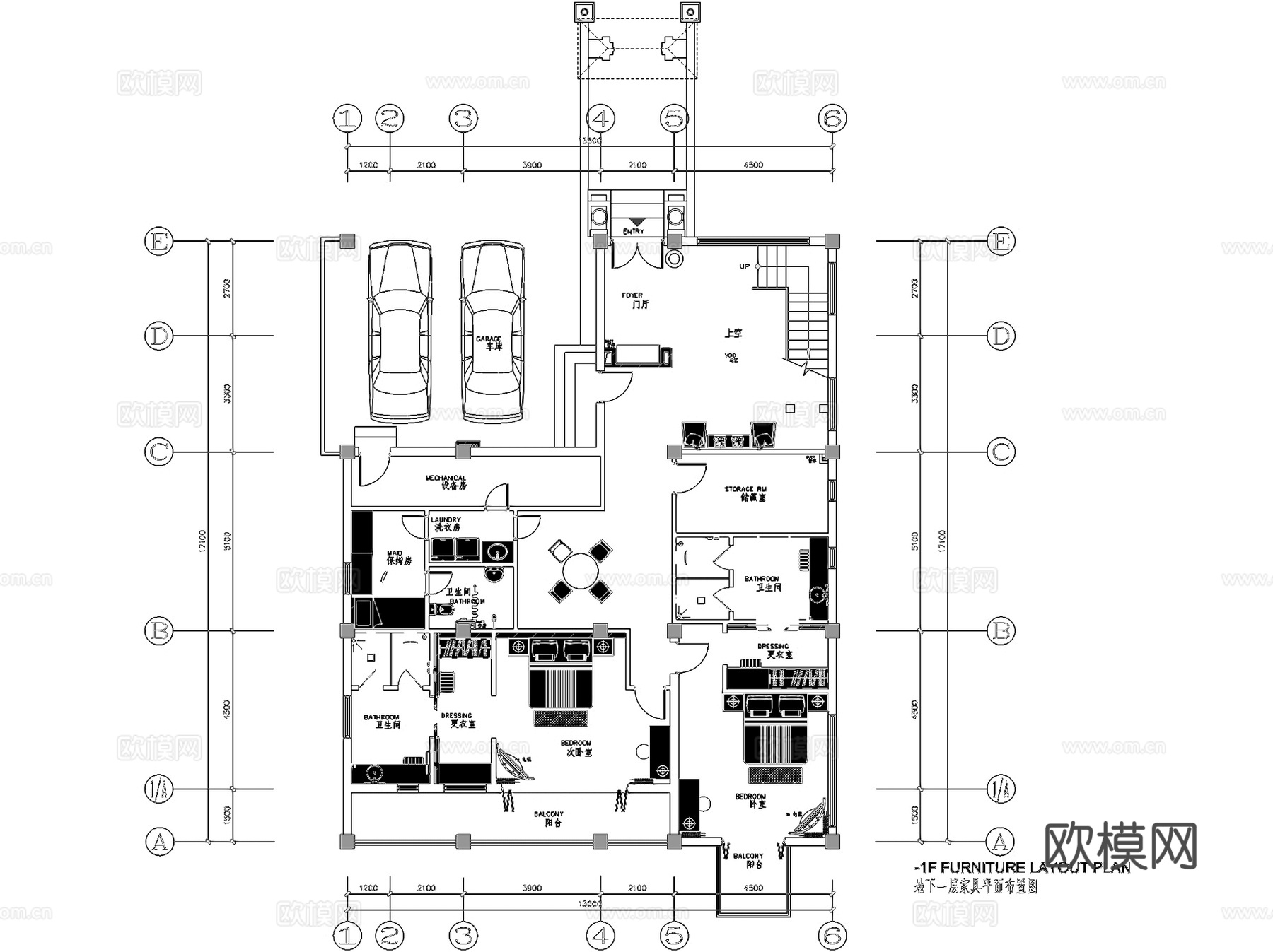 南海天阙度假酒店别墅建筑CAD施工图cad施工图