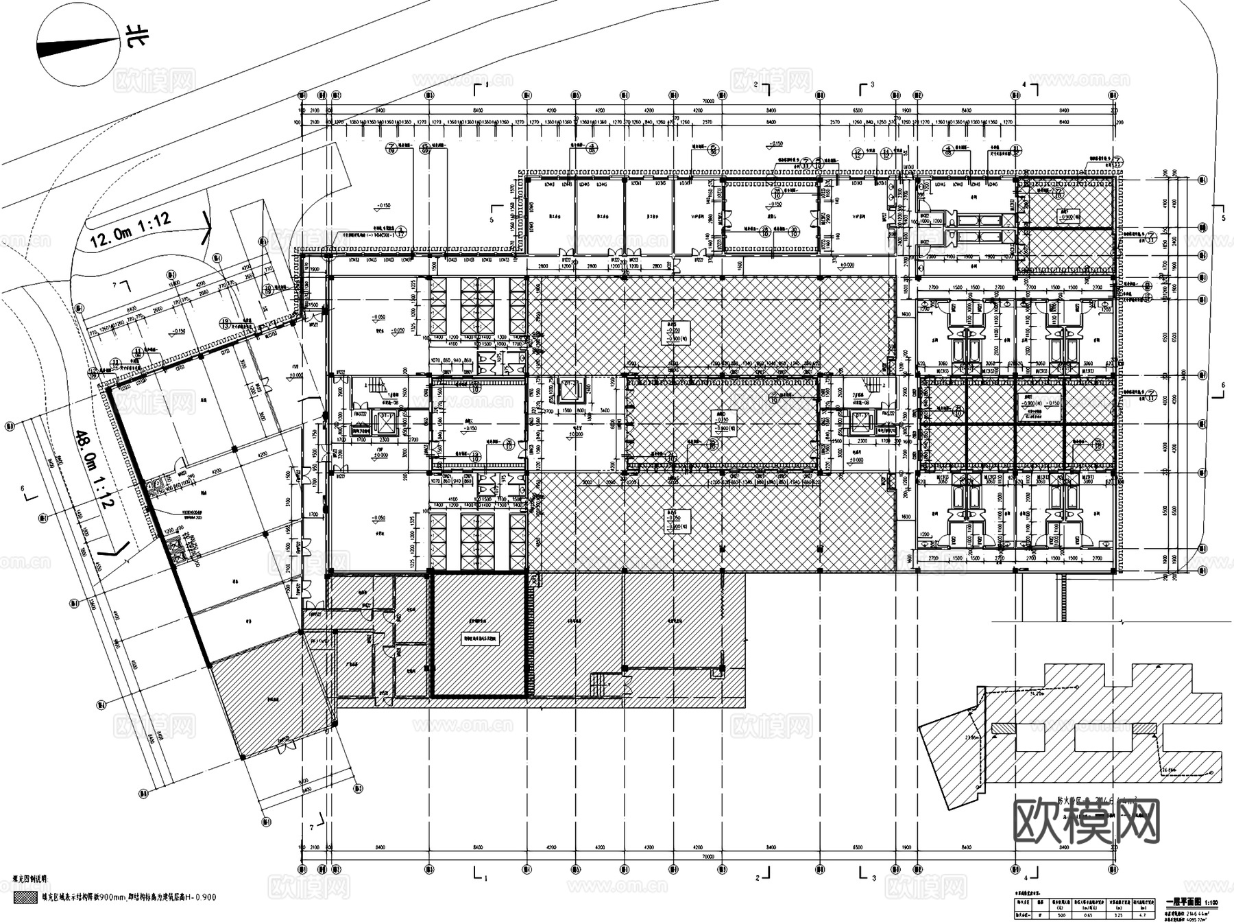 千峡湖北山旅游度假小镇酒店建筑规划CAD施工图cad施工图