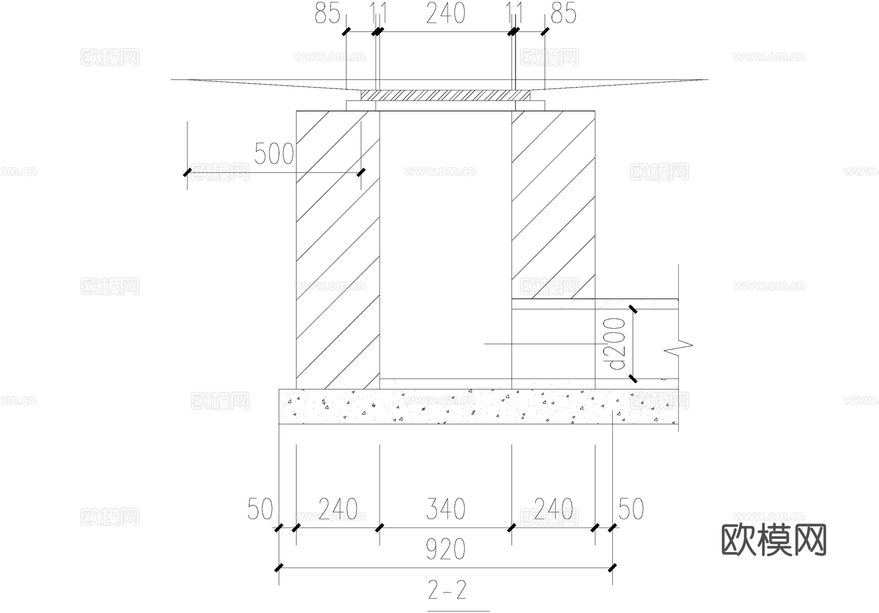 雨水口给排水节点详图cad施工图