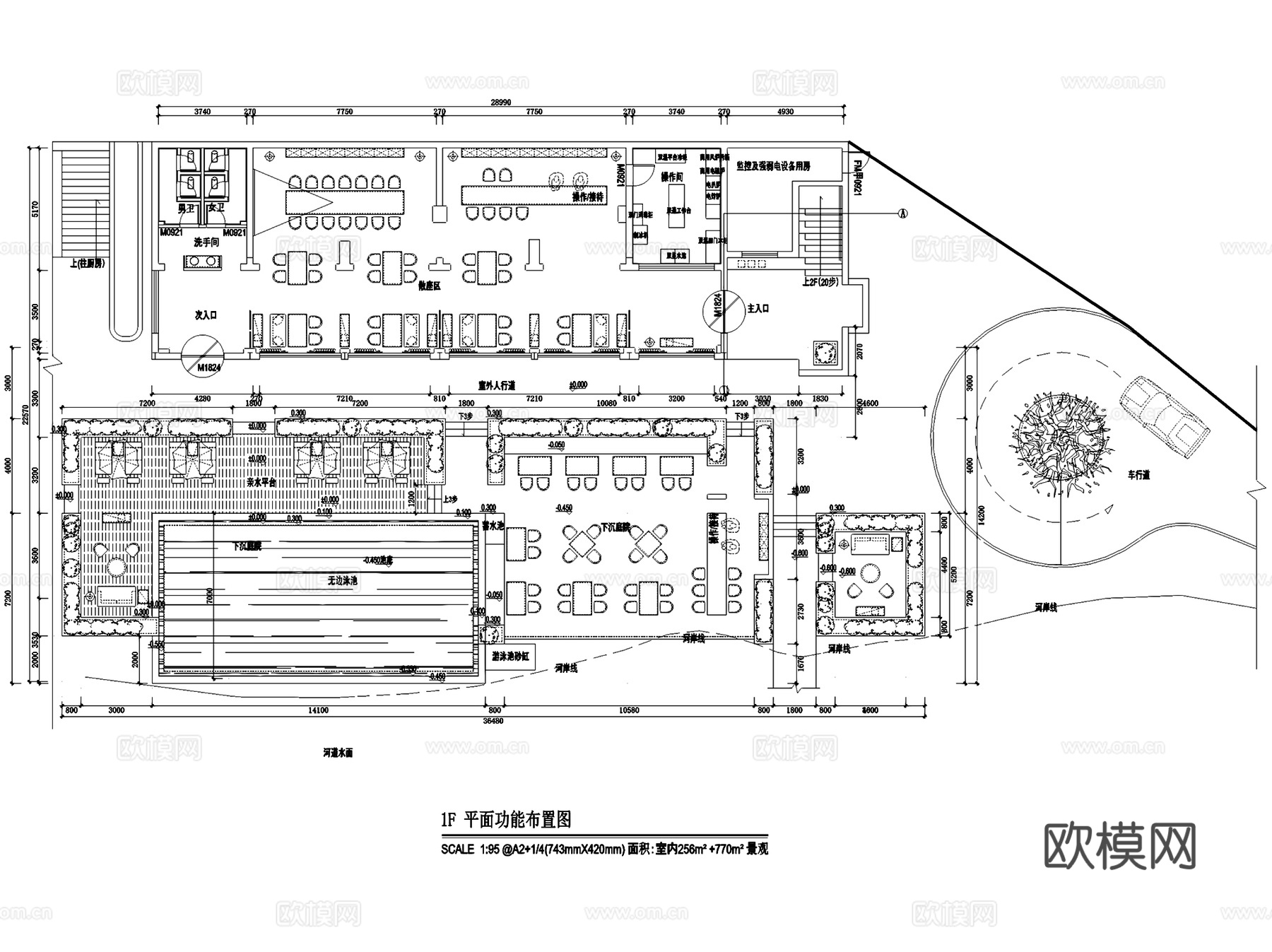 清溪美宿乡村民宿室内工装CAD施工图cad施工图