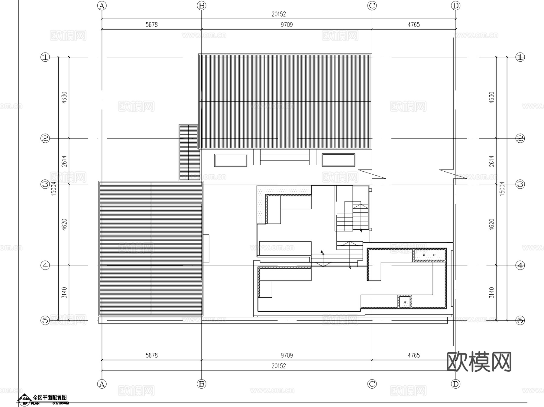 八宝坑胡同35号酒店室内工装平面系统图CAD施工图cad施工图