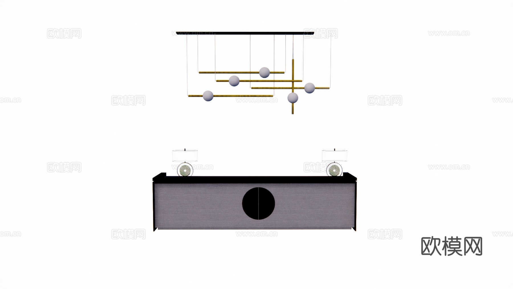 办公室 工位 展厅 电脑 大厅 酒店前台su模型